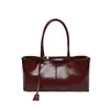 Bolso de mano vintage estilo coreano al por mayor para mujer, nuevo bolso de hombro patchwork de color liso para otoño 2026, bolso de axila para ir al trabajo