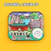 Ímãs de Geladeira de Cidades Turísticas da China Chongqing Xangai Chengdu Wuhan Changsha Hangzhou Xiamen Lembrancinhas Culturais e Criativas