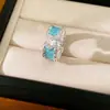 Anel aberto redondo com gotas de óleo cravejado de zircônia, estilo nicho de alta qualidade, joias personalizadas doces e estilosas para atacado