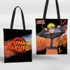 Bolsa de Lienzo Periférica de Anime Naruto Sasuke Kakashi Itachi Bolso de Hombro para Compras Cartera de Monedas de Dibujos Animados Bolsa para Auriculares Tarjetero