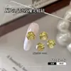 Rhinestones Octagonales K9 Premium para Uñas con Diseño de Rosa del Milenio, Populares Lujosos Brillantes Multifacéticos de Cristal con Base Puntiaguda para Uñas