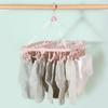 Percha Multifuncional Plegable para Ropa de Hogar Pinza para Ropa Estante para Calcetines para Niños Artefacto Pinza para Ropa Percha para Ropa Tendedero 32 Pinzas