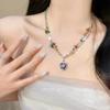 Colar Estrela Colorido de Contas Novo 2025 Feminino Design Nicho Celebridade da Internet Corrente Clavicular Dopamina Doce Cool Garota Quente