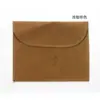 Al por mayor de fábrica, billetera, bolsa de franela, bolsa de franela negra con fondo, sin laterales, bolsa tipo sobre, bolsa de embalaje, serigrafía