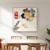 Tres Comidas, Cuatro Estaciones, Pinturas Decorativas de Restaurante, Cuadros Colgantes de Estilo Rústico para Comedor, Murales de Pared de Alto Nivel para Sala de Estar, Aparador de Cocina