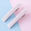 Clip de medio bolso grueso de poliéster de protección ambiental de 6 cm, clip de pico de pato, accesorios para el cabello para niños, pinza para el cabello, material de bricolaje, pequeños accesorios de joyería, venta al por mayor