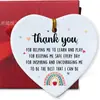 Colgante de Cerámica con Forma de Corazón para Souvenir, Logo, Regalo de Cumpleaños, Navidad para Mujeres
