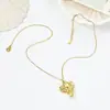 Moda Europea y Americana Transfronteriza Temperamento Retro Creativo Acero de Titanio Collar para Mujer Personalidad de Nicho Colgante de Elefante Alta Gama Venta al por Mayor