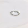 Caliente Todo Alrededor Plata Esterlina Plata S925 Soporte de Anillo Vacío DIY Accesorios de Plata Venta al por Mayor Soporte de Anillo Vacío para Perla de 8.0-8.5mm