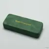 En stock funda de cuero para gafas cierre a presión funda blanda embalaje sencillo funda con cremallera elegante pequeña portátil caja de almacenamiento para gafas de sol
