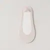 Meias Finas de Seda de Gelo de Verão para Mulheres com Amortecimento de Esponja, Absorção de Choque, Antiderrapantes, Sola de Algodão Respirável, Meias Invisíveis de Corte Baixo