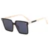 Cara grande cara fina foto callejera gafas de sol de moda para conducir 2025 nuevas gafas de sol cuadradas gafas de sol protección UV para hombres y mujeres
