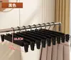 Cabide para calças cabide antiderrapante para roupas cabide de casa para pendurar roupas armazenamento multifuncional de calças clipe para secar roupas