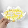 Etiquetas de Animación de Doble Carácter Cp Set de 28 Piezas DIY Hecho a Mano Creativo Adornos Colgantes Reflectantes Tejido No Tejido Productos Terminados Diseños Lindos de Celebridades