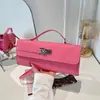 Estilo Estético Diseño de Nicho Gran Capacidad 2026 Nuevo Color Sólido Moda Bolso de Mano Bolso de Hombro Cruzado Bolso Cuadrado Pequeño Bolso para Mujer