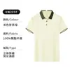 Camisa Polo de Color Contrastante con Cuello Ropa de Trabajo Manga Corta Logo Impreso Personalizado Catering Corporativo Ropa de Grupo Publicidad Camisa Cultural