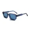 Moda Retro Transfronteriza Europea y Americana Tendencia Gafas de Sol de Acetato con Marco Pequeño con un Toque de Lujo para Mujer, Gafas de Sol Polarizadas con Protección UV