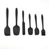 Amazon venda quente utensílios de cozinha de silicone raspador de creme conjunto de seis peças ferramenta de silicone para assar espátula pincel de óleo terno
