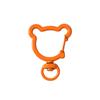 Clips de Resorte Coloridos, Anillas Abiertas Redondas, Anillas de Resorte de Oso, Accesorios para Llaveros DIY, Anillas de Conexión de Aleación