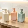 Dispensador de jabón de mano con patrón de mármol/color degradado con caja de color