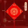 2026 Año del Caballo Estilo Nuevo Cartulina Roja Gruesa con el Carácter '' para Creación de Caligrafía Manuscrita Personalizada