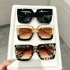 3 Pares de Gafas de Sol Cuadradas Personalizadas, Estilo Degradado, Modernas para Hombres, Versátiles para Fotografía Callejera Europea y Americana, Gafas de Sol Oversize para Mujeres, Para Fiestas