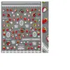 Nova Manicure Primavera Colorida Pequenas Flores Silvestres Adesivos de Alívio para Manicure Pintura a Óleo Romântica Adesivos de Unha Frescos Simples Fofos
