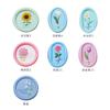 Cabeza de Sello de Cera Yaqi con Diseño Floral en Relieve, Cabeza de Cobre Sólido con Patrón de Tulipan, Hermosa Cabeza de Sello de Cera