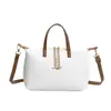 Bolsa de Palha Tecida Grande Capacidade Estilo Coreano Chegada Nova Verão 2026 Bolsa Tecida de Nicho Moda Elegante para Férias Bolsa Tote Pequena Quadrada