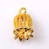 Nuevos accesorios de aleación, colgante de capullo de flor, cuerno de capullo de flor, accesorios de aleación, accesorios de joyería DIY, accesorios antiguos