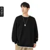 Sudadera Cielo Estrellado Enbu para Hombre, Nueva Tendencia Primavera y Otoño Estilo Americano Marca Sudadera de Cuello Redondo Top, Sudadera Versátil Holgada de Manga Larga