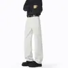 Jeans de Color Sólido para Hombre Verano 2026, Pantalones Anchos Rectos para Hombre, Pantalones Largos Casuales para Niños