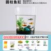 Doméstico Recto como Tanque de Peces de Acuario Paisajismo Pequeño Redondo Oficina Cilíndrico Sala de Estar Creativo Tanque de Peces Dorados Transparente