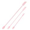 Silicone pequena ponta raspador colher terno assar mini alongado de duas cabeças duas em uma espátula geleia Garrafa raspador colher