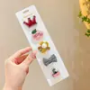 Pinza para Flequillo Infantil, Herramienta para Peinar el Cabello, Pinza de Felpa para Niñas de Principios de Primavera, Pasador de Moño para Bebé, Accesorio para el Cabello