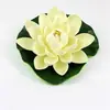 Flores de lótus artificiais, folhas de lótus e decorações falsas para lago, incluindo nenúfares de plástico e lagos de peixes, para oferendas budistas, com frete grátis