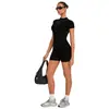 Mono de yoga sexy de malla transfronterizo para mujer, ajustado, transpirable y realzador de cadera, adecuado para fitness y deportes, modelo 8603