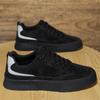 Tendência Sapatos Masculinos Primavera 2025 Solado Macio Versátil Tênis Casuais Novos Sapatos Masculinos Proteção do Trabalho Calçado Grosso Resistente ao Desgaste Tendência