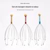 Ferramenta Popular Multifuncional para Massagem na Cabeça para Uso Doméstico, Ferramenta Calmante para Desobstrução dos Meridianos, Conveniente e Pronta para Atacado e Dropshipping