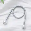Correas de Cortina Simples Personalizadas Hebilla de Cortina Retorcida de Perlas Sin Perforaciones