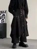 2026 Nuevo Diseño Original Estilo Oscuro Japonés Único Irregular Nicho Holgado Casual Pantalones Falda Yamamoto Pantalones de Pierna Ancha