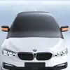 Cubierta de nieve para coche, protección contra el viento y el sol, media cubierta engrosada magnética a prueba de nieve y escarcha para el techo y las ventanas del coche