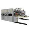 Máquina de impressão de caixas, máquina totalmente automática de impressão de papelão ondulado, máquina de gofragem redonda e conformação por corte e vinco, equipamento de impressão de caixas