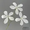 Flor Artificial para Boda Flor Blanca y Verde Material Floral Decoración de Flor Artificial para Salón de Bodas Flor de Seda Jardín de Monet Flor Artificial de Ventana