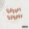 24 PIEZAS Colección de Arte para Uñas Bestseller Transfronterizo Navidad Halloween Flor Uñas Portátiles Ojo de Gato Halloween Piezas de Uñas Portátiles