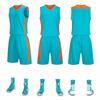 Venta directa de fábrica por lotes traje de baloncesto para hombre verano impresión DIY transpirable club de escuela primaria y secundaria chaleco deportivo de entrenamiento