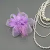 Boda Novia Blanco Malla Tocado Accesorios para el Cabello Actuación Escénica Foto Cabeza Flor Horquilla Flor Borde Clip Accesorios