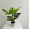 Folha de tartaruga planta verde nórdica toque macio de borracha PU casco de tartaruga viagem banana rabo de fênix girassol vários estilos atacado de fábrica vaso