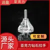 Aprobado Directamente por el Fabricante, Tiradores de Diamante Acrílico Transparente de Alto Brillo para Decoración de Cajones del Hogar, Tiradores Pequeños de Acrílico