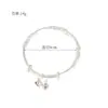 Pulseira de Sino Japonês e Coreano com Duas Flores para Mulheres, Presente de Dia das Mães para a Mãe, Pulseira Elegante de Luxo Leve com Design de Nicho